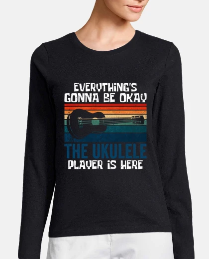 Tee-shirt le joueur de ukulélé est là