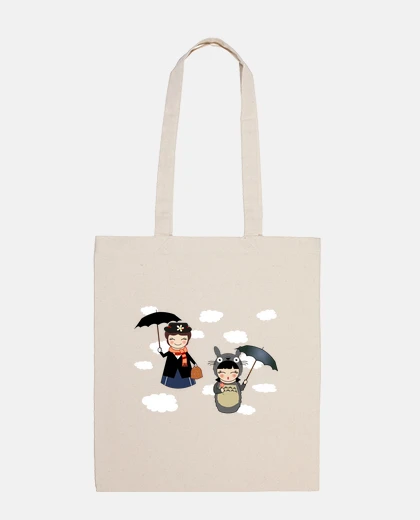 Borsa le kokeshi poppins e totoro