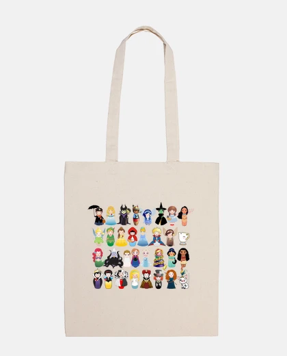 Borsa Le Kokeshi racconto e  prìncipi  come