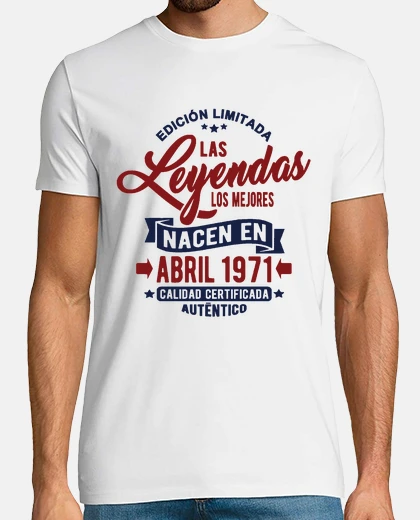 T-shirt le l eye NDAS n ace n in aprile 1971