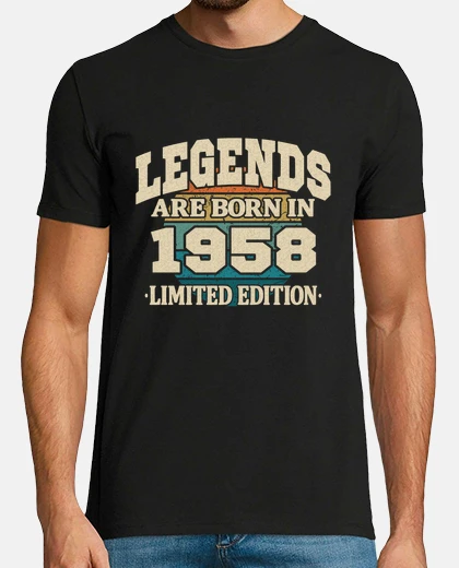 T-shirt le leggende nascono nel 1958