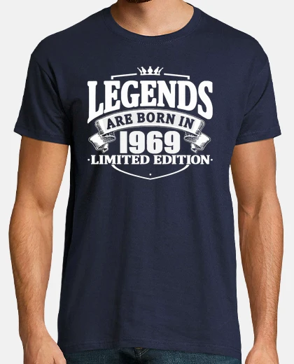 T-shirt le leggende sono nate nel 1969