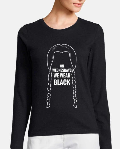 Tee-shirt le mercredi nous portons noir