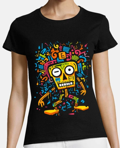 Tee-shirt le monstre fait en morceaux