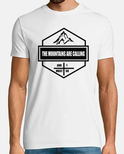 T-shirt le montagne stanno chiamando e devo andare