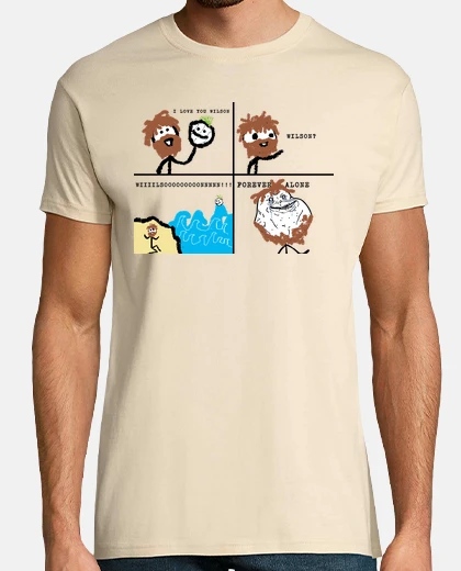 Tee-shirt le naufragé (jamais seul)
