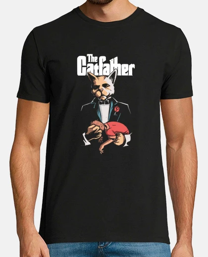 Tee-shirt le père chat