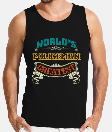 Tee-shirt le plus grand policier du monde