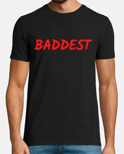 Tee-shirt le plus méchant en lettres rouges