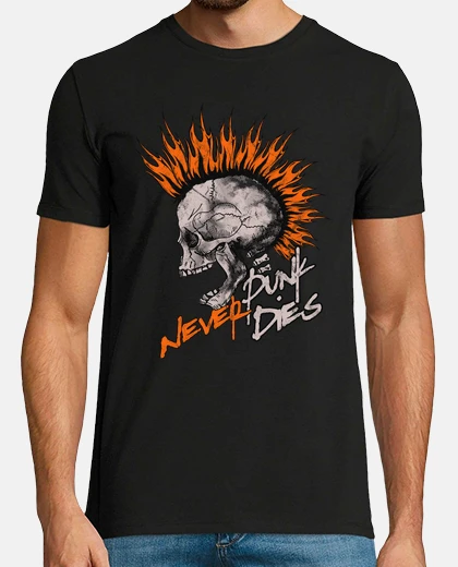 Tee-shirt le punk ne meurt jamais
