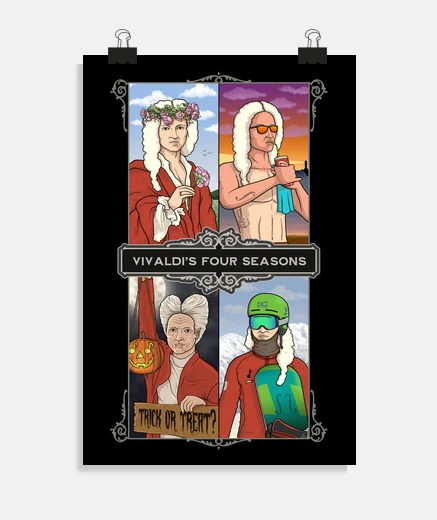 Poster le quattro stazioni one s