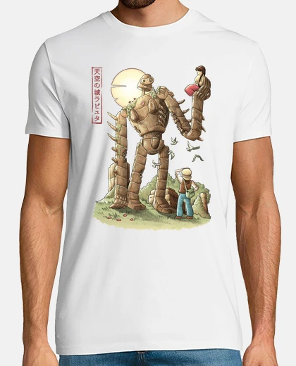 Tee-shirt le robot dans le ciel