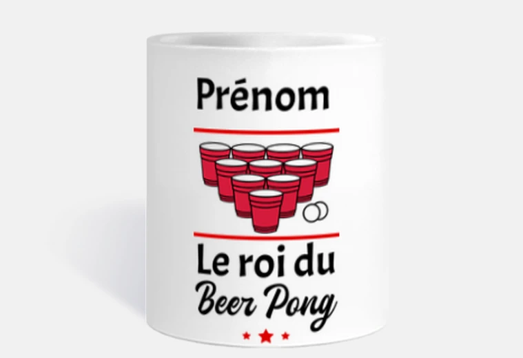 Le roi du Beer Pong, bière, humour