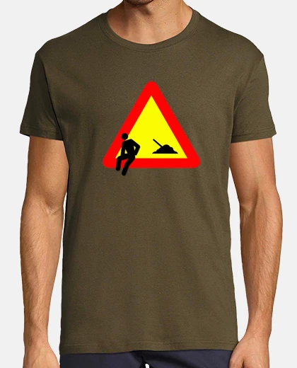 Tee-shirt le signal fonctionne grève d'une