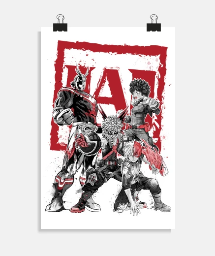Poster le sumi-e de mon héro