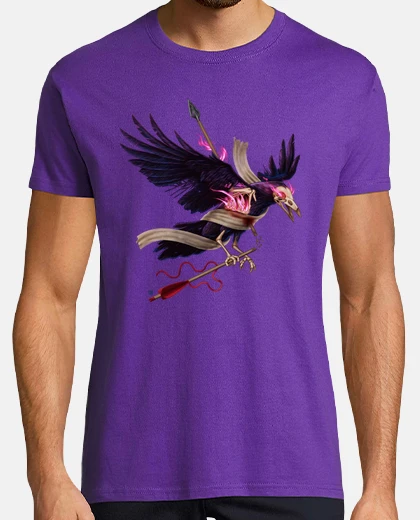 Tee-shirt le t-shirt corbeau zombie homme
