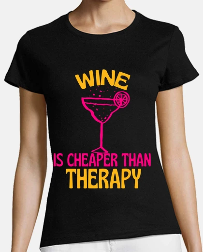Tee-shirt le vin est ma thérapie