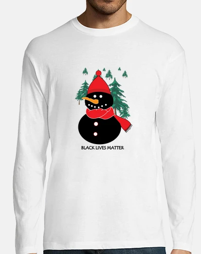 T-shirt le vite nere contano per lui