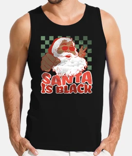 le père noël est noir drôle hipster rét