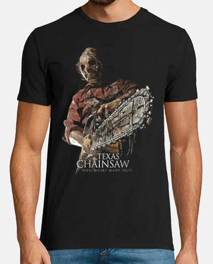 Camiseta Leatherface - Evil Wears Many Faces (La Matanza de Texas)