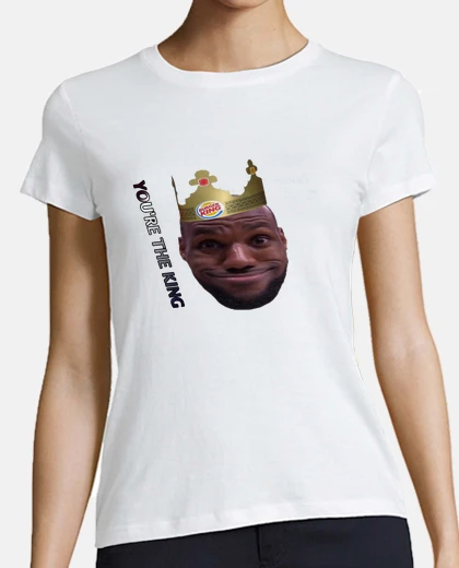 Camiseta LeBron James the king