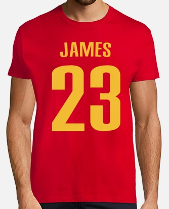 T shirt lebron james rosso new arrivals