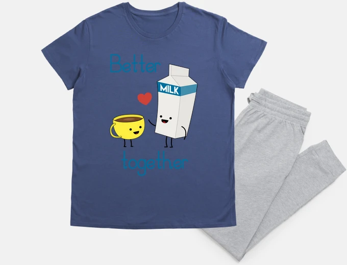 Pijama Leche y café
