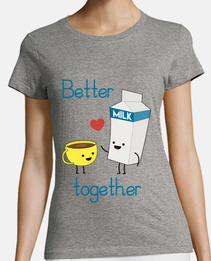Playera Leche y café