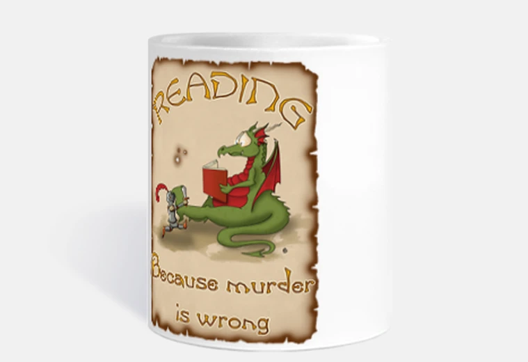 Taza Leer, porque asesinar está mal