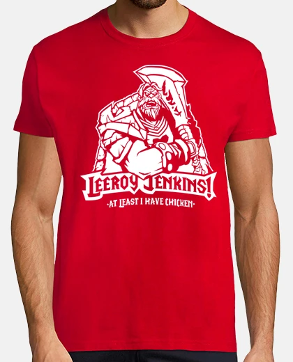 Camiseta Leeroy Jenkins! White