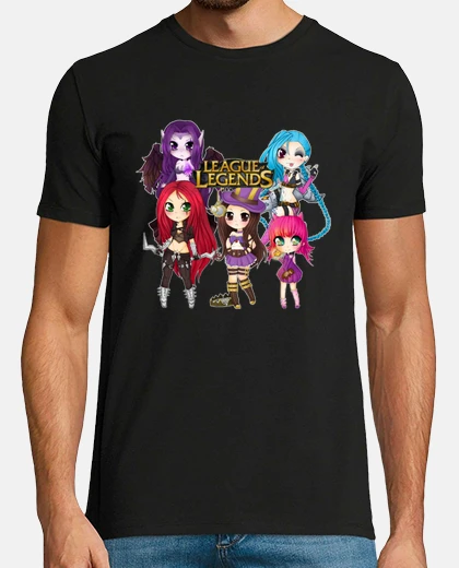 T-shirt lega di legends - group
