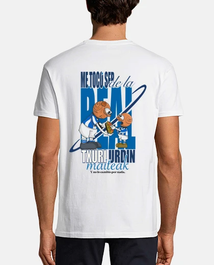 Camiseta LEGADO 001, Soy de la Real, blanco