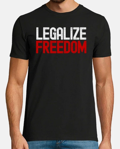 T-shirt legalizzare la libertà