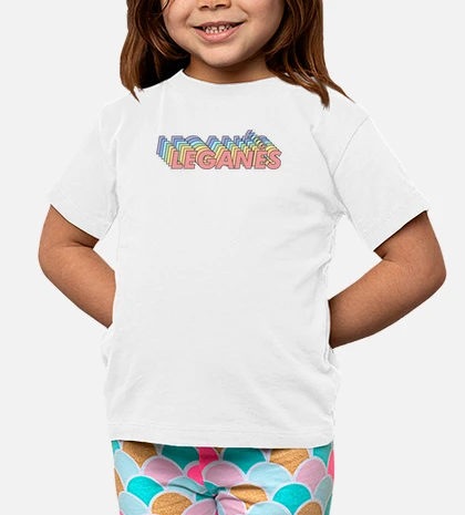 Camiseta niños leganés colores arcoiris 000005 laTostadora