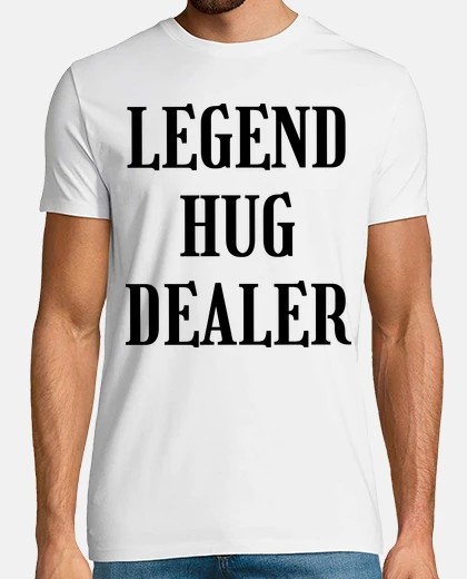 T-shirt legend abbraccio commerciante nero