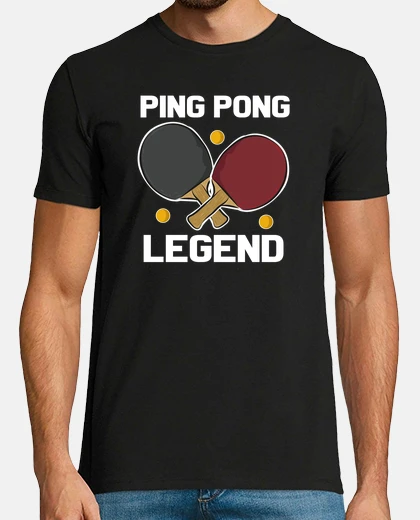 T-shirt legend ping pong - tavola pong