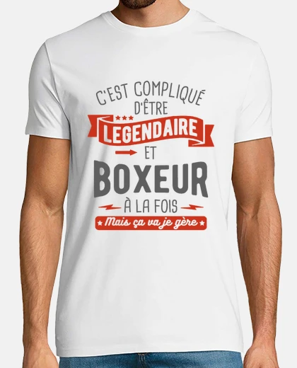 Tee-shirt Légendaire et boxeur