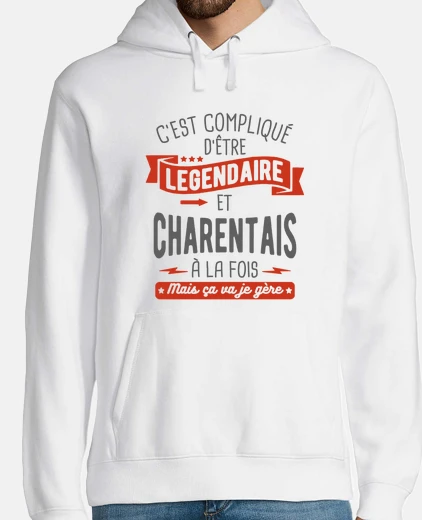 Sweat Légendaire et charentais