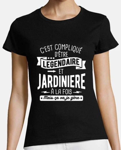 Playera legendario y jardinero a la vez