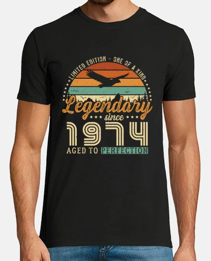 Tee-shirt Legendary Since 1974 50 Ans