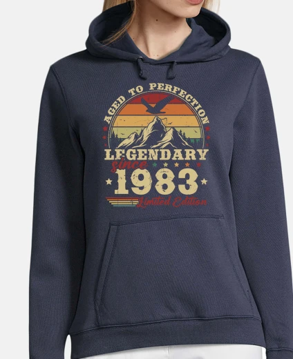 Hoodie legendary vintage for born in 1983