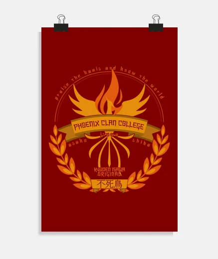 Poster légende du clan phénix des cinq ring s