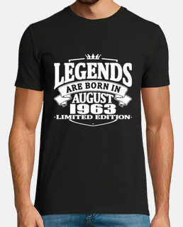 Legends are born in august 1963