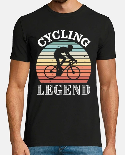 T-shirt leggenda del ciclismo divertente regalo