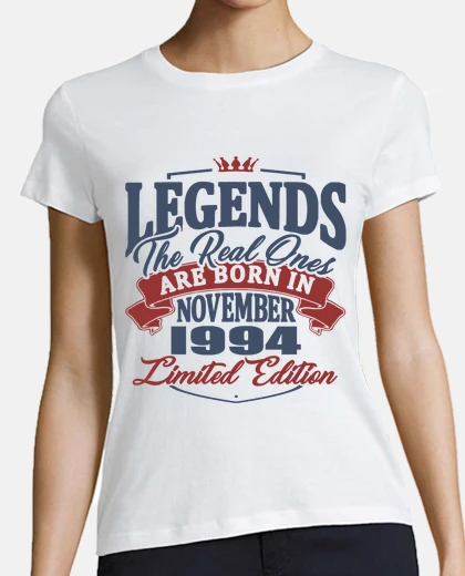 T-shirt leggenda nata nel novembre 1994