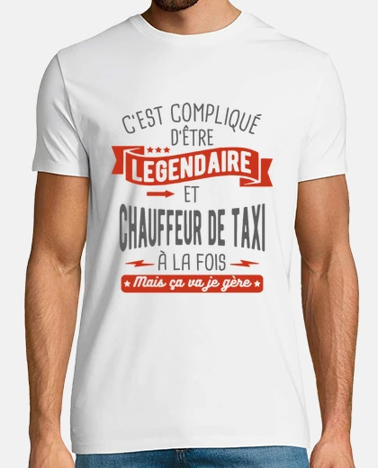 T-shirt leggendario e tassista