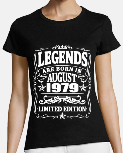 T-shirt leggende nate nell'agosto del 1979