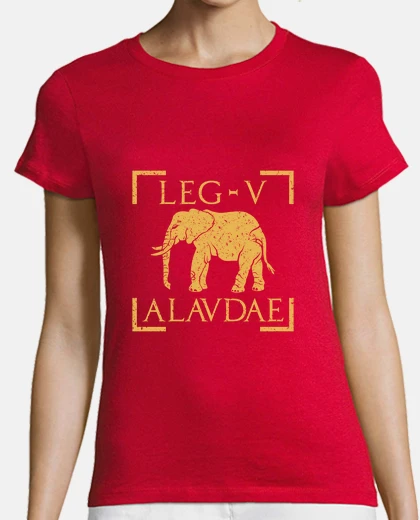 Tee-shirt legio v alaudae éléphant emblème légion