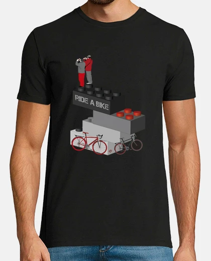 T-shirt lego e bici