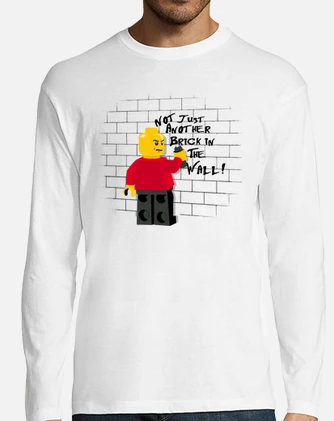 Lego not brick in the wall t shirt tostadora